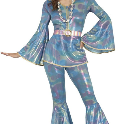 Disco Pak Blauw Paars Dames - Partywinkel - 8434077862735