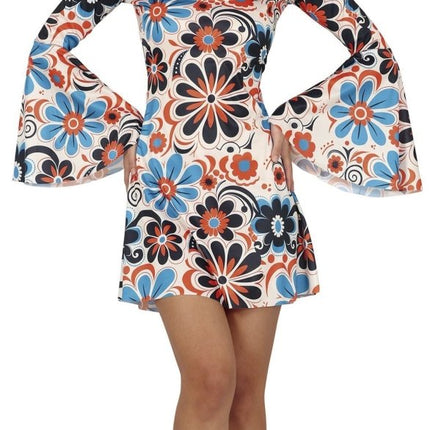 Disco Pak Blauw Wit Creme Dames - Partywinkel - 8434077860717