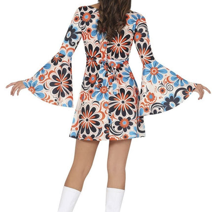 Disco Pak Blauw Wit Creme Dames - Partywinkel - 8434077860717