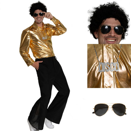 Disco Pak Goud Heren 5 delig van PartyXclusive koop je bij Partywinkel