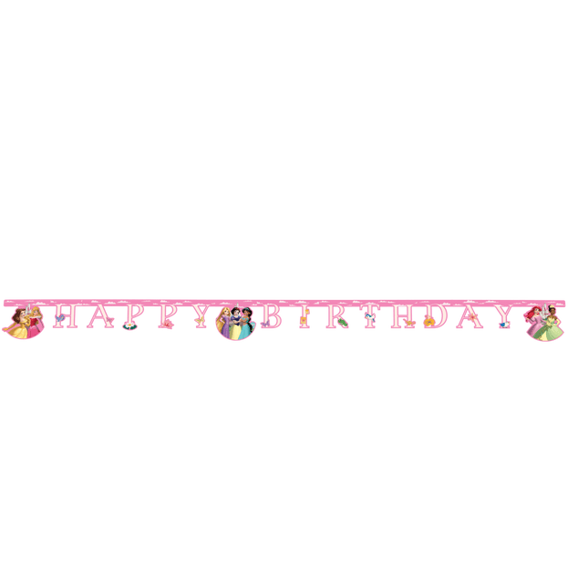Disney Prinsessen Letterslinger Happy Birthday van Procos koop je bij Partywinkel