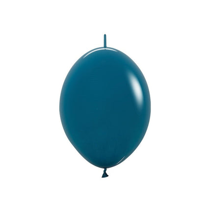 Donkerblauwe Ballonnen Voor Ballonnenslinger 15cm 50st van Sempertex koop je bij Partywinkel