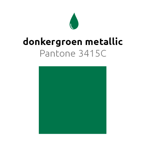 Donkergroene Ballonnen Metallic 25cm 50st van Balloonia koop je bij Partywinkel