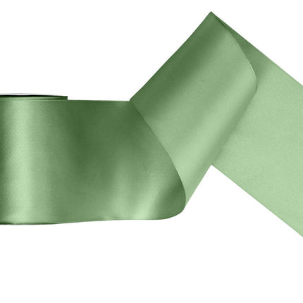 Donkergroene Lint Satijn 25m van Partydeco koop je bij Partywinkel