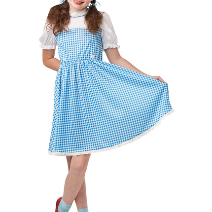 Dorothy Kleid Blau Weiß Mädchen Teenager