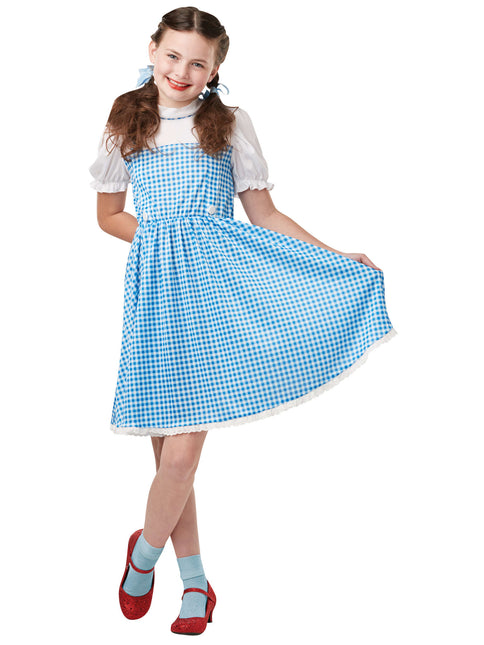 Dorothy Kleid Blau Weiß Mädchen Teenager
