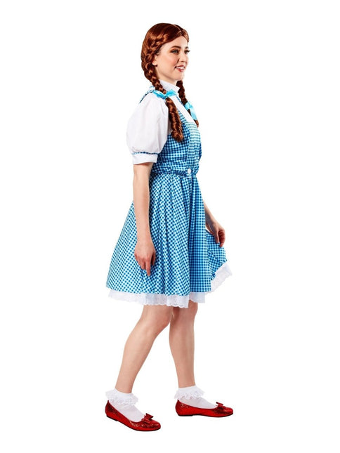 Dorothy Kostuum Dames Blauw Wit van Rubies koop je bij Partywinkel
