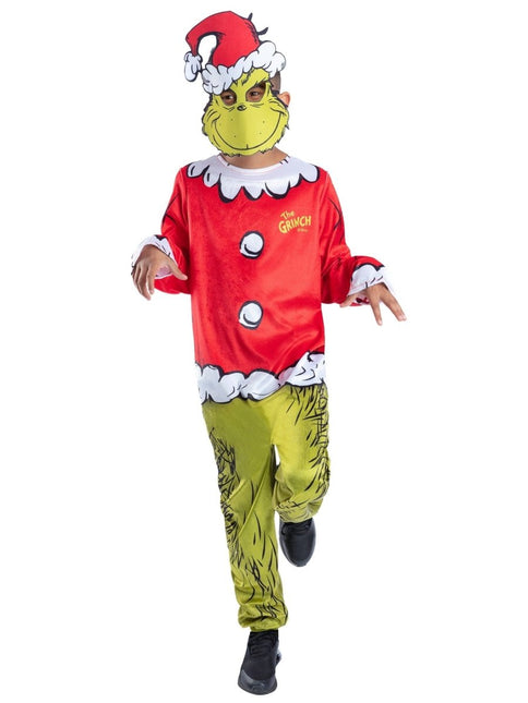 Dr. Seuss The Grinch Santa Kostuum Kind van Smiffys koop je bij Partywinkel