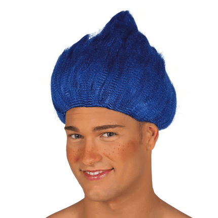 Dwerg Pruik Blauw van Fiestas Guirca koop je bij Partywinkel