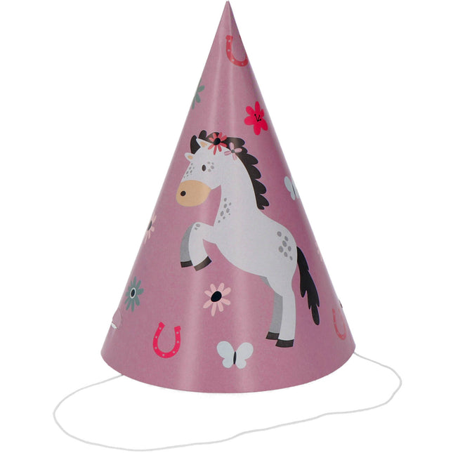 Pferd Party Hüte 16cm 6Stk