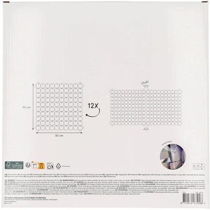 Holografischer Türvorhang 30cm 12Stück
