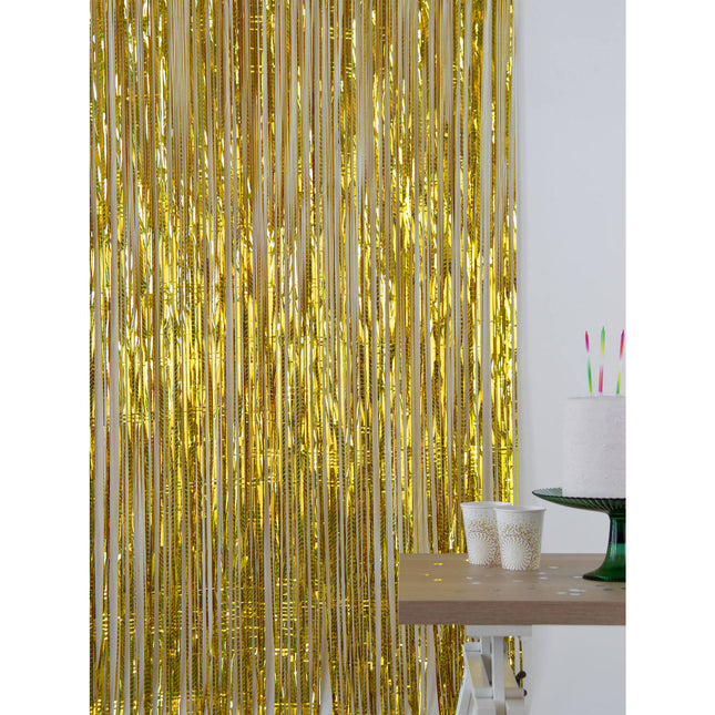 Goldener Türvorhang 2m