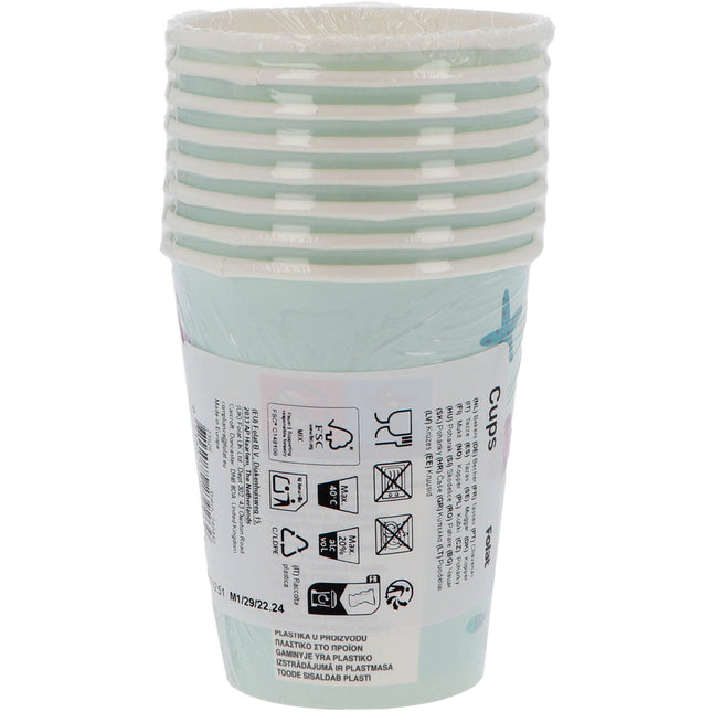 Meerjungfrau Becher 250ml 8Stk