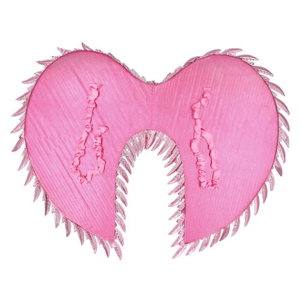 Engelenvleugels Glam roze (55 x 50 cm) van Boland koop je bij Partywinkel
