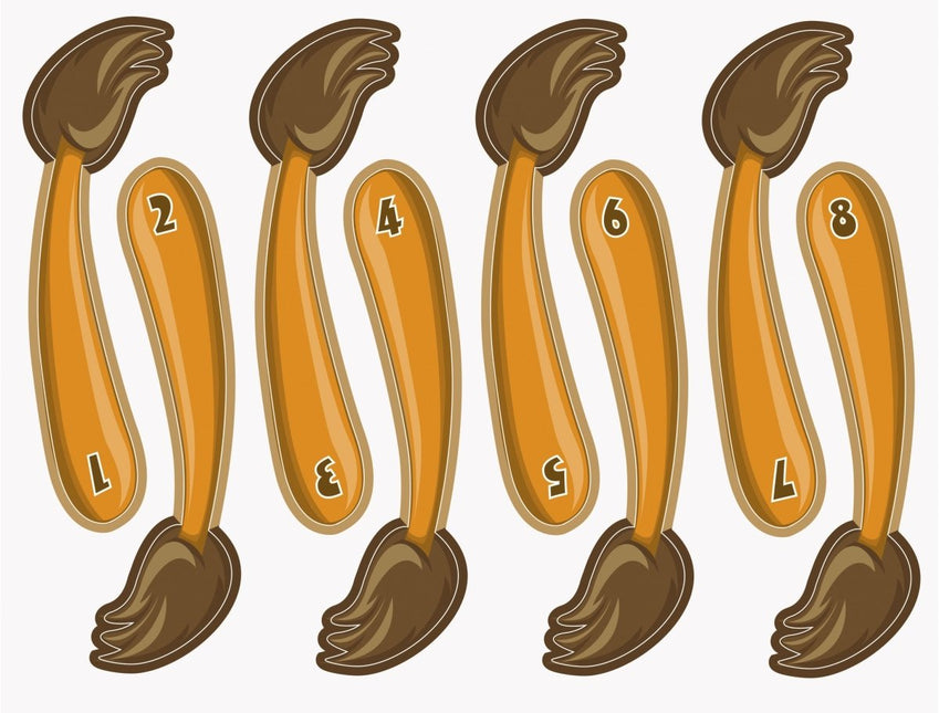 Ezeltje - Prik Spel 48,3cm 8 delig van Unique koop je bij Partywinkel