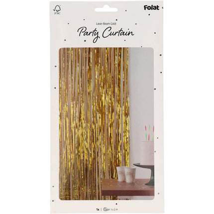 Goldener Türvorhang 2m