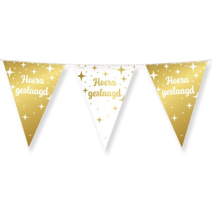 Fancy party Flag line foil - Erfolgreich