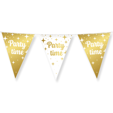 Fancy Party Flagge Linie Folie - Party Time