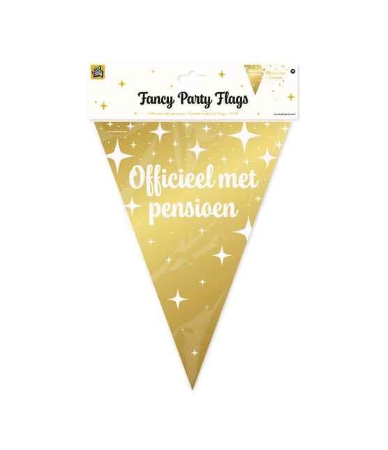 Fancy Party Flagge Linie Folie - Pension