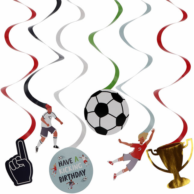 Swirl Dekoration Fußball /6