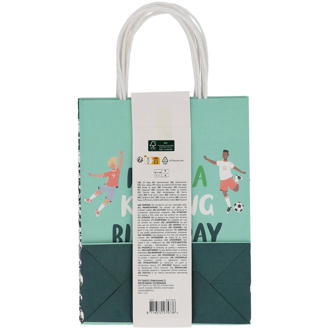 Fußball Handout-Taschen 27cm 6 Stk.