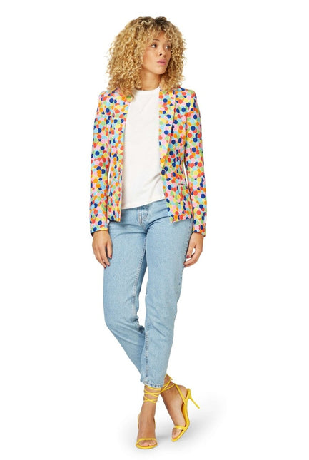 Feest Confetti Blazer Dames OppoSuits van OppoSuits koop je bij Partywinkel