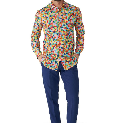 Feest Confetti Overhemd Heren OppoSuits van OppoSuits koop je bij Partywinkel