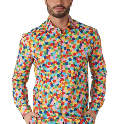 Feest Confetti Overhemd Heren OppoSuits van OppoSuits koop je bij Partywinkel