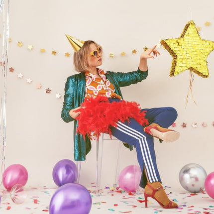 Feesthoedjes 18 Jaar 16cm 6st van Partydeco koop je bij Partywinkel