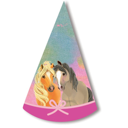 Feesthoedjes Paarden 8st van Riethmueller koop je bij Partywinkel
