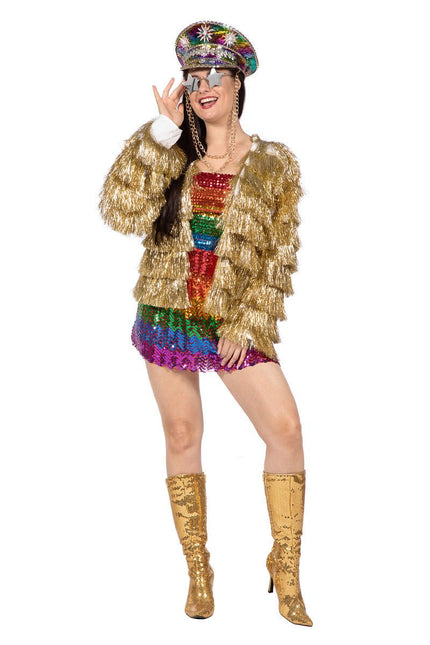 Festival tinsel jasje - Partywinkel - 8720059064274