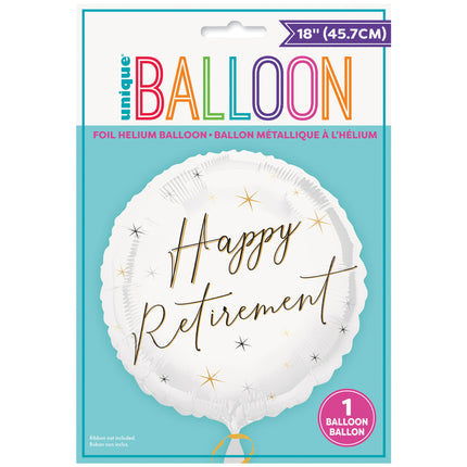 Ruhestand Heliumballon leer 45cm