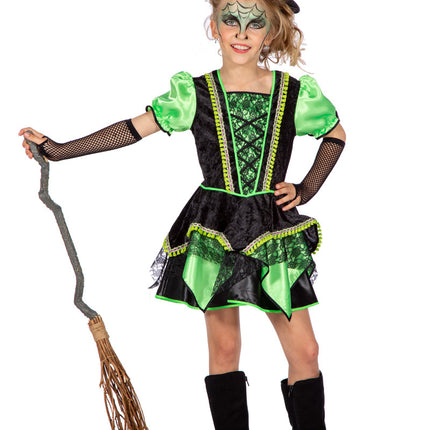 Hexenkleid Grünes Mädchen