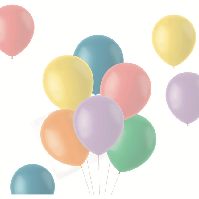 Farbige Luftballons Pulver 33cm 50Stück