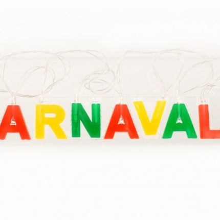 Briefschlinge Karneval Rot Gelb Gr