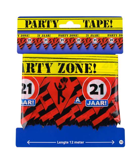 Absperrband 21 Jahre 12m
