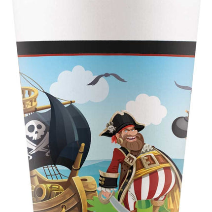 Piraten Tassen 8Stück