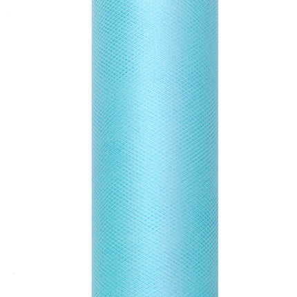 Türkisfarbene Tüllrolle 15cm 9m
