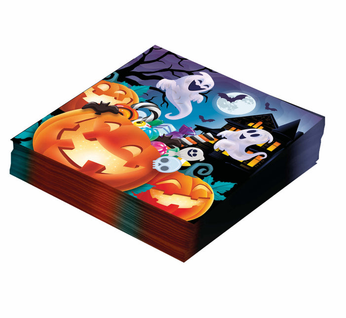 Halloween Servietten Kürbisse 33cm