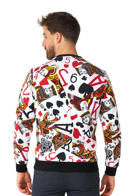 Casino Spielkarten Pullover Männer <tc>OppoSuits</tc>