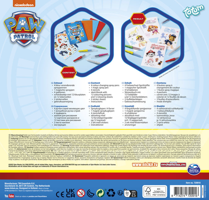 Paw Patrol Sprühstifte