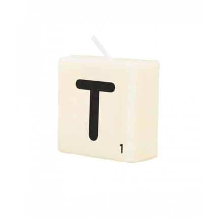 Buchstabe Kerze T 4cm