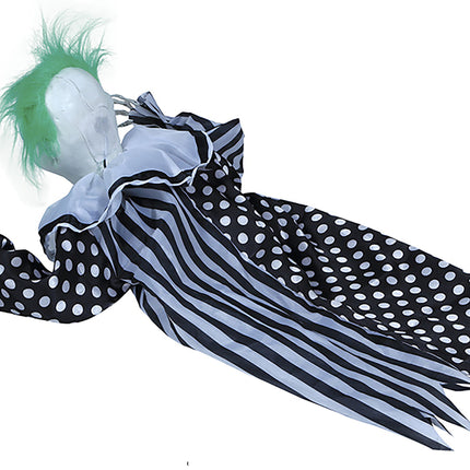 Halloween Tischdekoration Clown mit Licht und Sound 65cm