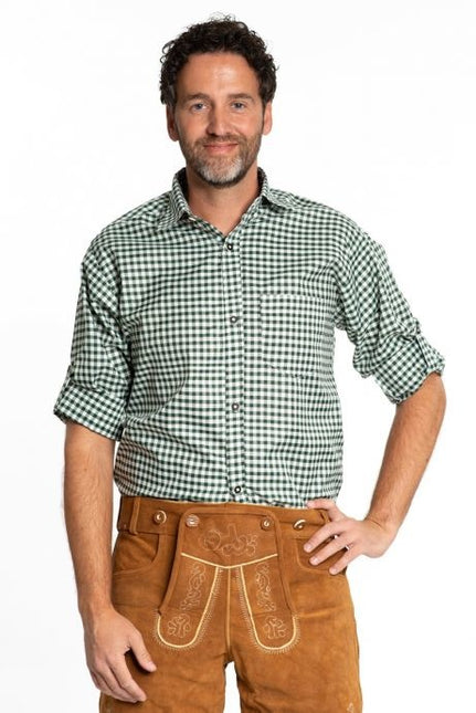 Oktoberfest Bluse Männer Grün