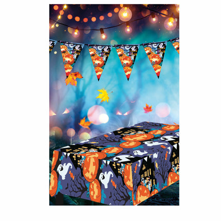 Halloween Tischdecke Gespenster 2.74m