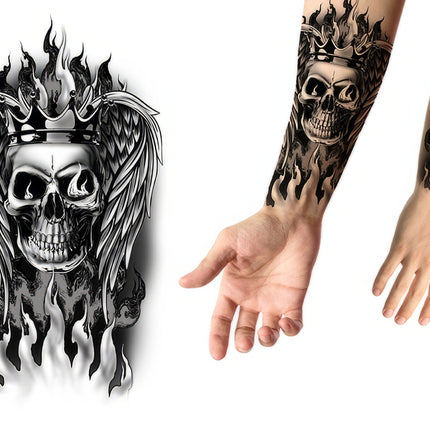 Fake Tattoo Totenkopf 30cm