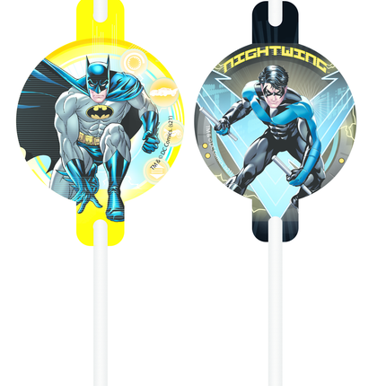 Batman Strohhalme 4 Stk.