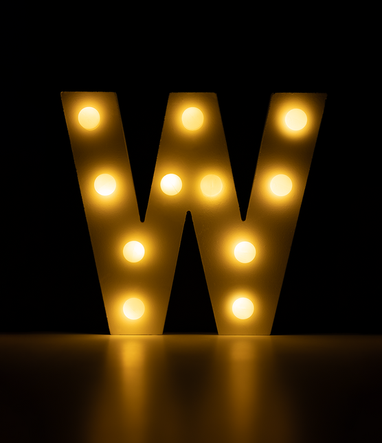 W Light Letter 16,5cm
