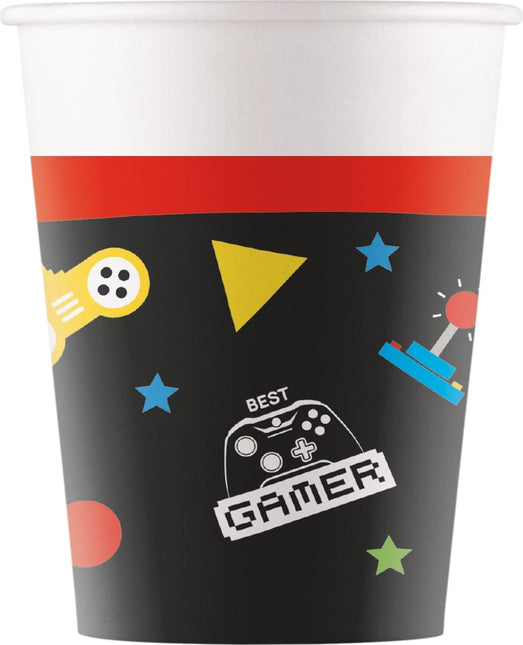 Gaming Party Becher 8 Stk.