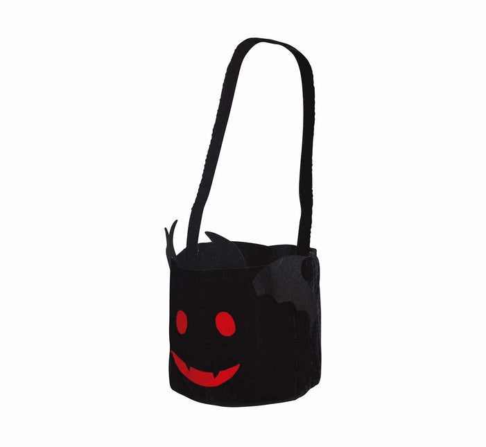 Halloween Süßigkeiteneimer Fledermaus 25cm